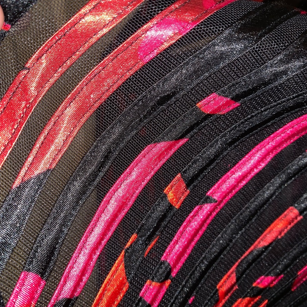 Js Collections Multicolored Sheer Jacket Flared S… - image 8